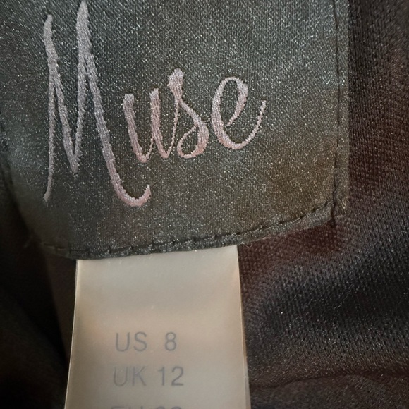 Muse Professional Shawl Collar Hip Length Long Sleeve Blazer Black R13 - Picture 9 of 14